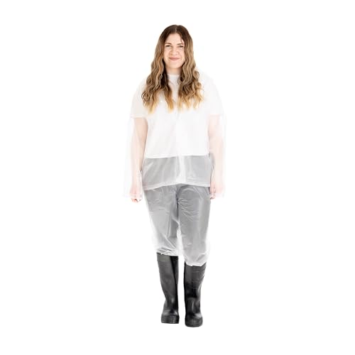 Stansport Peva Rainsuit, Clear, Large3