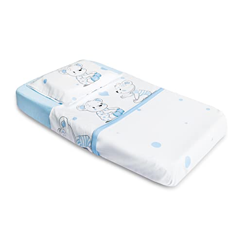 GOYSILA Next to Me Baby Crib Sheets 4 Pieces 100% Cotton Oeko-Tex Certified Hypoallergenic Breathable Compatible Nexttome Cosleeping Cot Next2Me Babylo Cozee Lullago Mattress 50x83 - Image 3