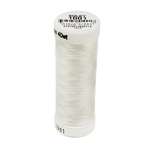 Hilo Rayon Sulky para Costura, 250 Yardas, Blanco miniatura 1