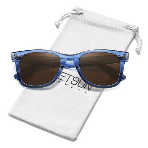 Image of MEETSUN Polarized Sunglasses for Women Men Classic Retro Square Frame Driving Sun Glasses UV Protection