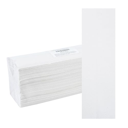 Restaurantware-C Fold Paper Towels 200 Embossed 11.5 x 3.3 Inch Commercial Paper Towels Multifold Hand Towel 1 Ply Dispensers Sold Separately White Paper Towels With Full-Dot Embossing