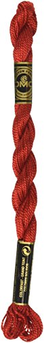 Hilo algodón 5 Coral Rojo muy oscuro DMC miniatura 1