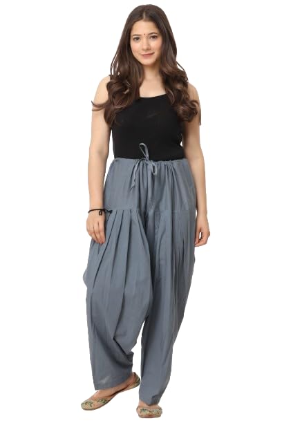 b9 store Woman's Plain Cotton Patiala Pants || Patiala || Patiyala || Patiala Pants || Cotton Patiala Salwar || Free Size (Multicolour)-picture-49