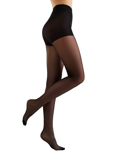 Image of Conte Sheer Full Support Compression Pantyhose Tights with Control Top Active 20 Den