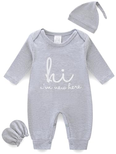 Newborn 3Pcs Unisex Baby Coming Home Outfits