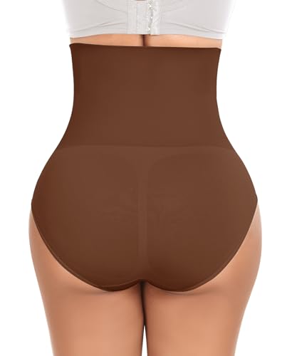 Image of Werena Tummy Control Shapewear for Women High Waisted Body Shaper Panties Slimming Girdle Shaping Briefs
