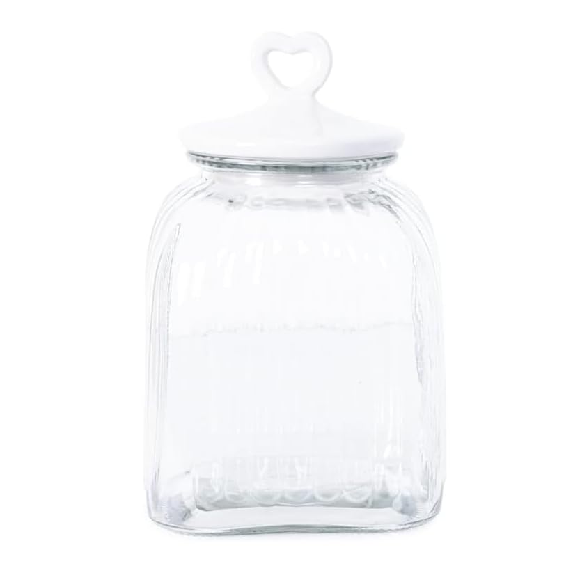 Barattolo Vetro Con Coperchio - Vaso Caramelle Decorativo - Per Cucina E Feste - Foto 9