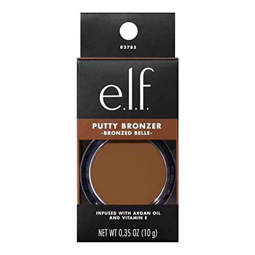 elf Putty Bronzer, fórmula cremosa e altamente pigmentada, cria um brilho bronzeado de longa duração