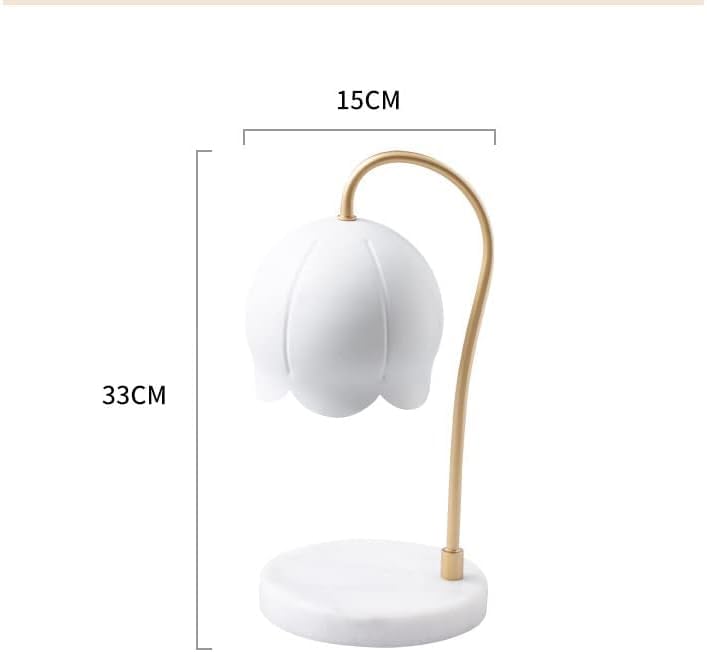 Aromatyczna Lampa Podgrzewająca Świece, Lampy Podgrzewające Świece, Topiący Się Świeca Aroma Ściemniacz Lampa Stołowa Aromaterapia Zapachowy Podgrzewacz Do Wosku Marmurowe Światło Nocne Dom Weseln