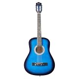 Jolarry 38-Inch Acoustic Guitar Starter Kit, Blue
