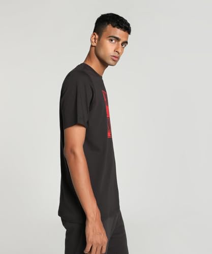 Image of Puma Men's Graphic Print Regular Fit T-Shirt