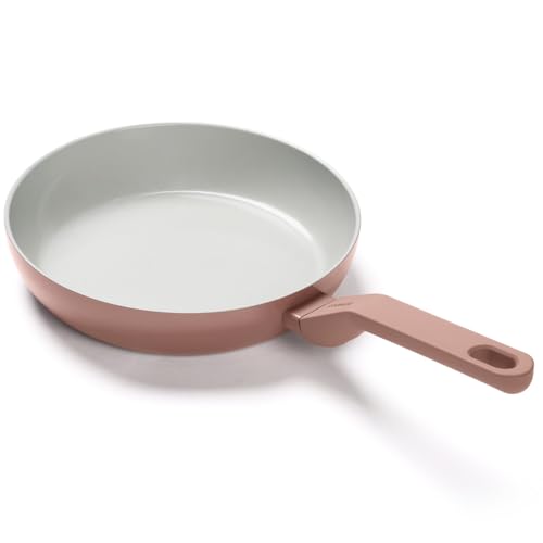 Image of Ember Cookware Arcilla Ceramic Frying Pan 24cm | Non Stick Cookware | Non Toxic Pan | ISI Certified | Ceramic Fry Pan for Cooking | PFAS & PTFE Free | 5-Year Warranty | Terracotta