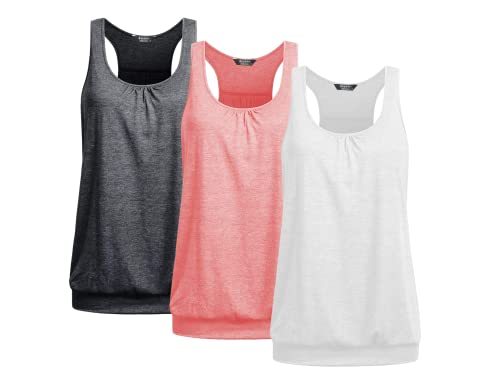 UNibelle Tank Top Damen Yoga Shirt Lauf Sporttop Unifarben Tanktop...