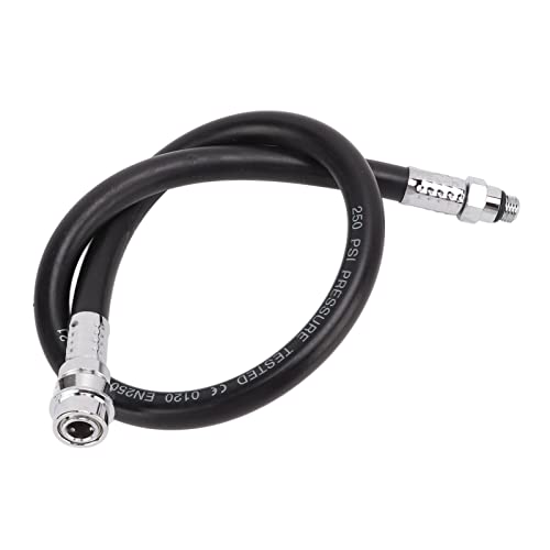 BCD Low Pressure Hose Diving Regulator Hose Male Thread Wide Use Anti Rubber Tube with Brass Joint Suitable for Inflator Valve 1st Stage Low Pressure Connections for Diving Water (22 Inch 58x44x6.5cm)