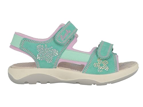 Lurchi Mädchen 74l2003004 Sandale, Turkis, 27 EU