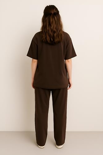 Image of My Swag Womens Printed Nightwear Set | Printed T-Shirt & Lower Set for Womens&Girls