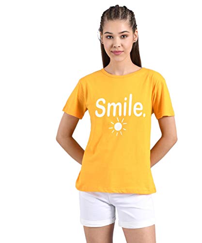 Image of KOTTY Women's Letter Print Regular Fit T-Shirt