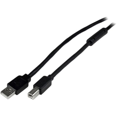 StarTech.com Cable Activo USB 2.0 20m Negro Cover
