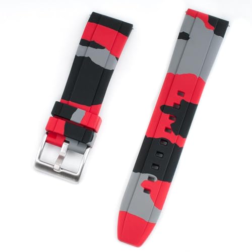 Image of StrapHabit Quick Release Rubber Watch Strap Band FKM 20mm 22mm 24mm