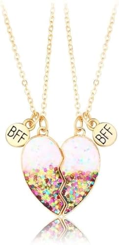 LEDSHLIU Freundschafts-Anhänger-Halsketten-Set Best...