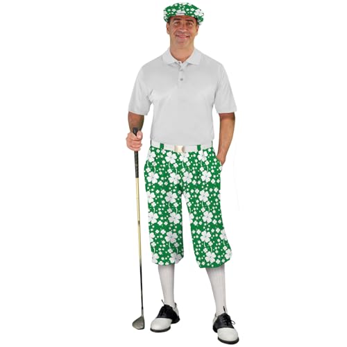 Golf Knickers Homeland Start-in-Style Traditional (Plus Fours) Outfit for Men - Irish Luck - Size 42