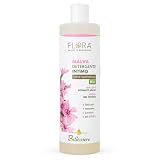 FLORA Detergente Intimo Malva BIO‑BDIH 1 L – pH 3.0‑3.5, Malva • Aloe • Propoli & Oli Essenziali Tea Tree • Lavanda • Menta • Timo, Lenitivo • Protettivo, Formula Delicata per Igiene Quotidiana