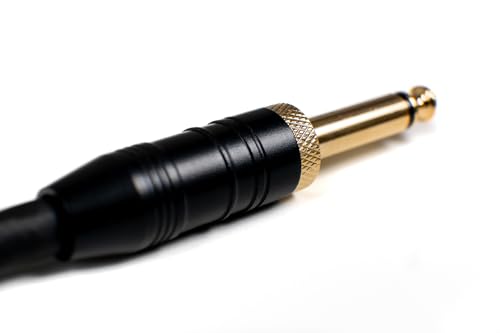 CASCHA Professional Line Guitar Cable, Angled, Black, 3 m, 3 meters - Image 4