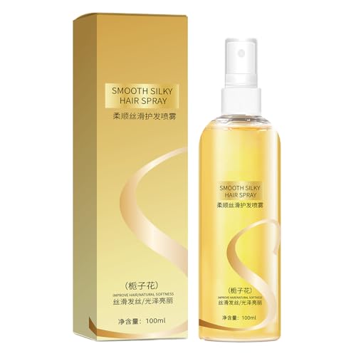 Spray acondicionador para el cabello sin aclarado - Spray antiencrespamiento, brillo duradero con humedad y fragancia para el control de y encrespamiento