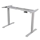 ✔️Das verstellbare Tischgestell mit niedrigster einstellbarer Arbeitshöhe bis zu 70cm und höchster einstellbarer Arbeitshöhe bis zu 120cm. Die Tischplatte ist nicht enthalten.