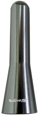 VMS Racing 1.969 in 2 "pulgadas corto CNC mecanizado Billet antena de aluminio en Gunmetal Compatible con Honda S2000 también llamado Gun Metal Dark
