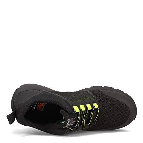 Image of Timberland PRO Men's Radius Composite Safety Toe Industrial Athletic Work Shoe, Black /High-Viz, 13 W