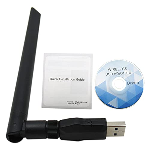 USB WiFi Adapter 1200Mbps, USB 3.0 Wireless Network WiFi Dongle with 5dBi Antenna for PC/Desktop/Laptop/Mac, Dual Band 2.4G/5G 802.11ac,Support Windows 10/8/8.1/7/Vista/XP, Mac10.6-10.15