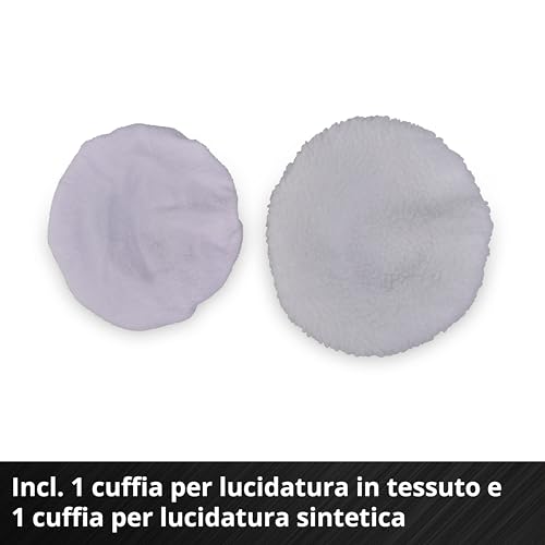 Einhell CE-CB 18/254 Li Solo Lucidatrice auto a batteria Power X-Change (2.500 vibrazioni al minuto e disco di lucidatura diametro 254 mm, senza batteria e caricabatteria) - 8
