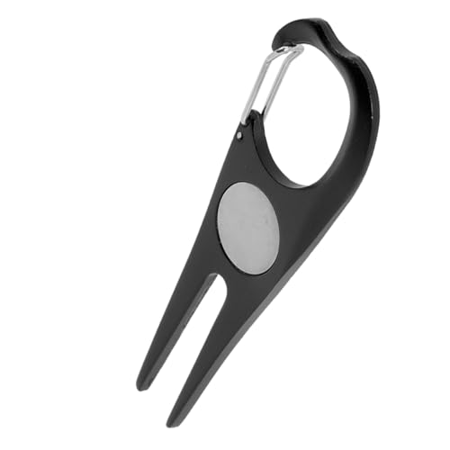 ERINGOGO ゴルフグリーン修復ツール 軽量耐久ゴルフディボットフォーク 実用的な芝生修理用アクセサリー ポータブル設計