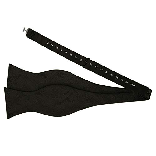Image of Alizeal Mens Paisley Adjustable Bow Tie Set