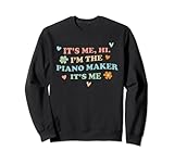 Groovy It's Hi Me Job Titel – lustiger Klaviermacher Sweatshirt