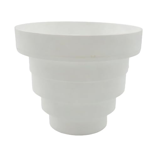 Universals Ranges - Adaptador de ventilación para campanas extractoras para adaptarse a diferentes tamaños de canal y apoyar la transición de 80 mm a 150 mm para una mejor calidad del aire bloqueos de