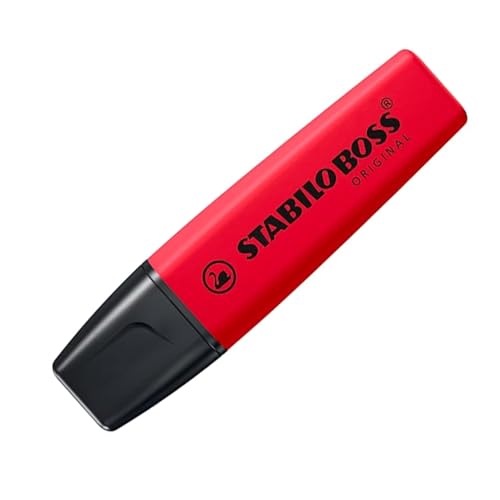 Image of STABILO BOSS Original Highlighter Pen | 1 Piece | Real Red