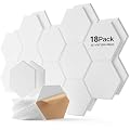 Soundsbay Hexagon Acoustic Panels, Self-Adhesive 18 Pack Sound Panels