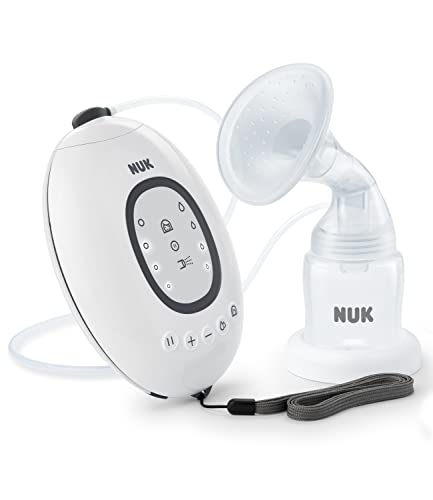 NUK First Choice+ elektrische Milchpumpe, LED-Display und Memory Funktion, inkl. Muttermilchbehälter, 150 ml