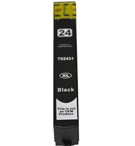 Preisvergleich Produktbild Kompatible Tinte ERSETZT Epson 24XL / T2431 / C13T24314010 Black