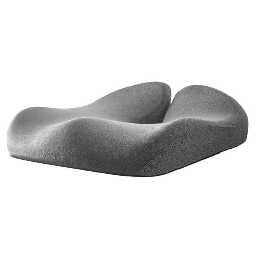 Pubemy SupremeComfort X-Large Gel Infused Memory Foam Seat Cushion for Office Chair, Kitchen Chair, Car Seats- Elevate Your Seating Experience -Pressure Sore and Tailbone Pain Relief