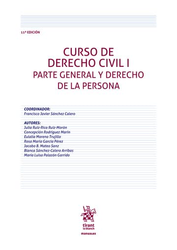 Ya en mundofriki.es: Curso de Derecho Civil I. Parte general y Derecho de la persona 11ª Edición: 1 (Manuales de Derecho Civil y Mercantil)
