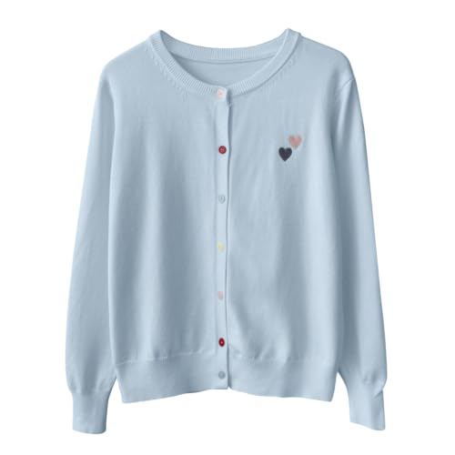 Cardigan Women Cropped Knit Sweater Lightweight Button Down Long Sleeve - image 7