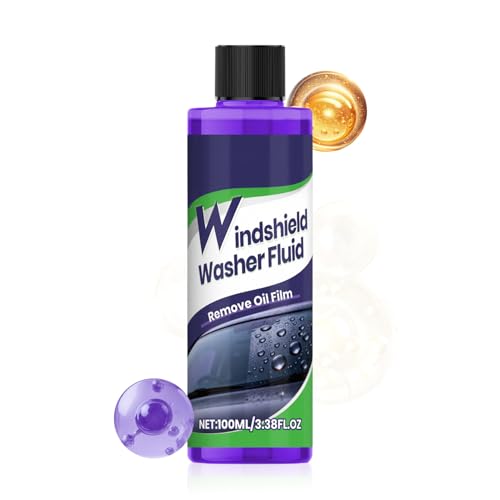 Líquido limpiaparabrisas: producto de limpieza de cristales de vehículos de 100 ml, agente limpiador de parabrisas de calidad, fórmula sin rayas | Conductores Camiones RVs SUV Sedanes Viajes d