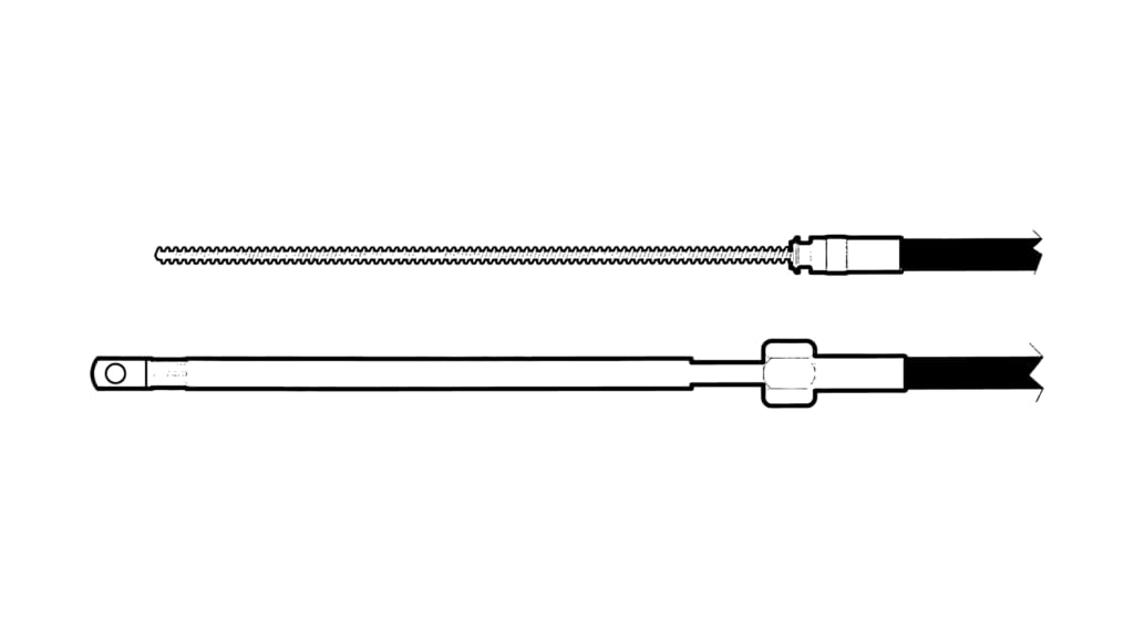 Monocavo Compatibile Ultraflex M66 - per Timonerie T85, T71FC, T72FC, T73NRFC, T74NRFC, T81FC, T843NRFC - per Barca, Gommone, Meccanica