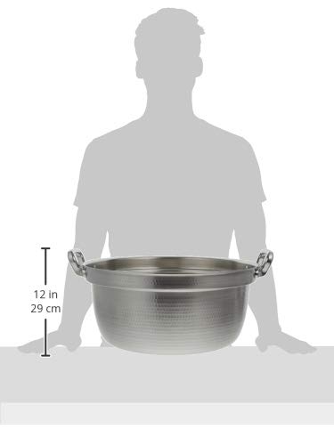Amazon｜アカオアルミ DON打出円付鍋 48cm アルミニウム合金、ハンドル