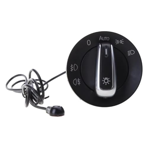 Interruptor de faro Skoda Fabia 2000-2014 mando luces con control antiniebla 4