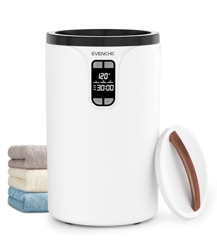 Evenchic Towel Warmer, 20L Hot Towel Warmers for Bathroom with 24H Timer, Temperature Adjustable,...