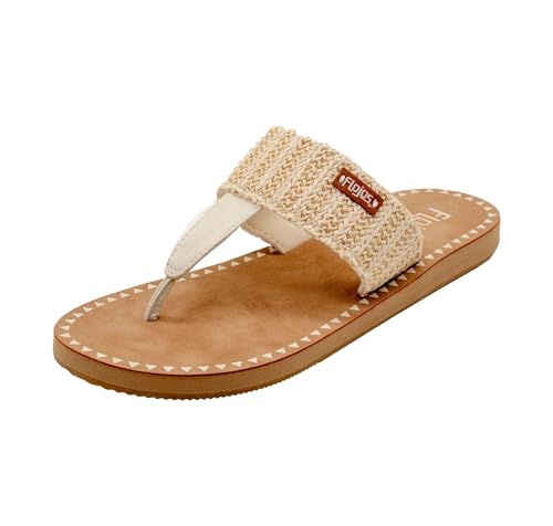 Image of Flojos Grace Women's Hooded Thong Sandal, Tan Artisan